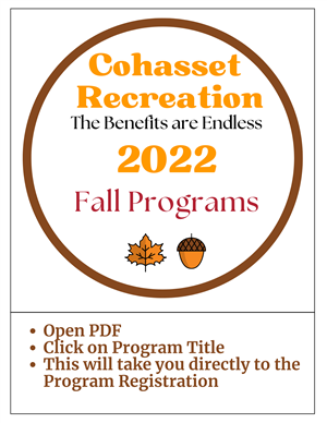 Fall Programs 2022